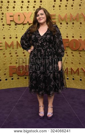 LOS ANGELES - SEP 22:  Aidy Bryant at the Primetime Emmy Awards - Arrivals at the Microsoft Theater on September 22, 2019 in Los Angeles, CA