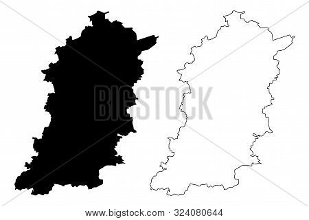 Shumen Province (republic Of Bulgaria, Provinces Of Bulgaria) Map Vector Illustration, Scribble Sket