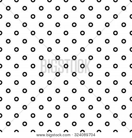 Black And White Dotted Vecor Seamless Pattern. Eps 10