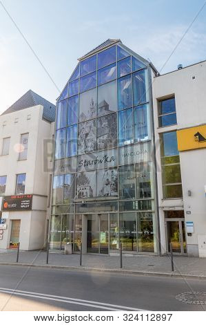 Stargard, Poland - June 9, 2019: Galleria Starowska Shopping Mall.