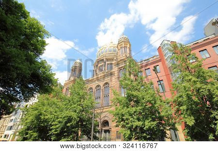 Neue Synagoge Jewish Temple In Berlin Germany