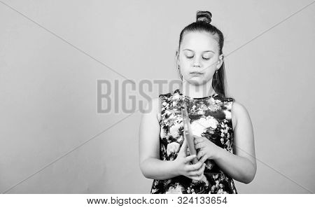 Workbooks For Writing. School Diaries For Making Notes. Small Girl With Pink Note Book. School Child