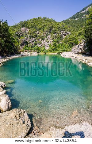 Saklikent Canyon Is The Deepest Canyon In Southern Turkey, Goynuk Canyon Saklikent, Located In Distr