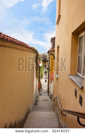 eski şehir sokak, Varşova, Polonya