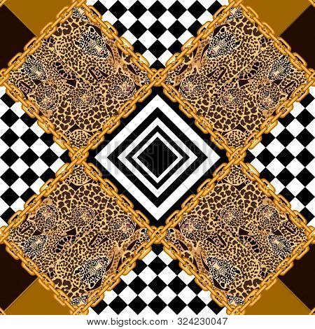 Barogue Textile Collection. Template For Scarves, Dresses, Cards, Covers.