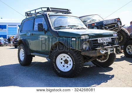 Yoshkar-ola, Russia, June 02, 2019: Auto And Motorcycle Exhibition - Festival - Yo Summit 2019 - Aut