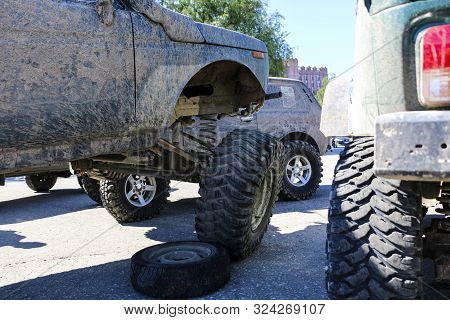 Yoshkar-ola, Russia, June 02, 2019: Auto And Motorcycle Exhibition - Festival - Yo Summit 2019 - Aut