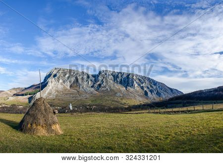 Sunny Morning At Piatra Secuiului (szekelyko) In Trascau Mountains, Transylvania, Romania