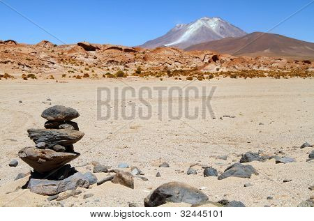 Vulcano Licancabur, Altiplano, Bolivia.