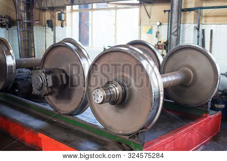 Repair Of Railway Wheelsets Production Depot Transport.