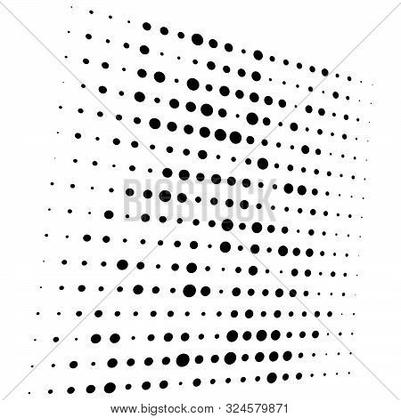 Dots, Half-tone Element. Speckle, Stipple Geometric Pattern. Circles Halftone Pattern. Polka Dots, S