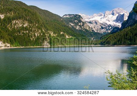 Lake Gosau (gosausee) In The Austrian Lake District