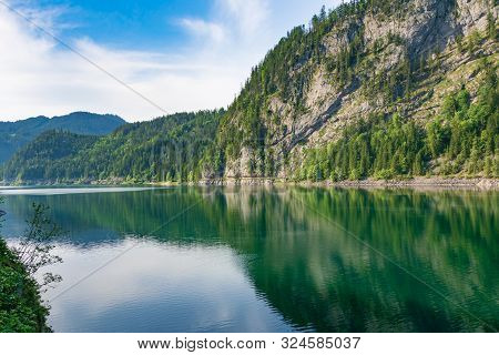 Lake Gosau (gosausee) In The Austrian Lake District