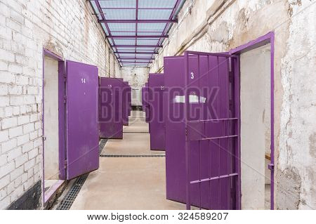 Vilnius, Lithuania - September 20, 2019: The Former Lukiskes Prison In The Center Of The Lithuanian 
