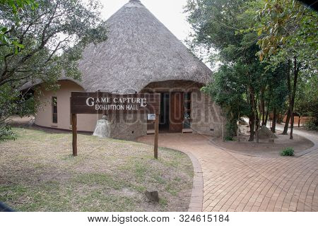 Hluhluwe, South Africa - May 2019: The Game Capture Exhibition And Education Hall In The Hluhluwe Na