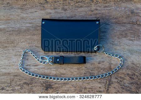 Leather Chain Wallet