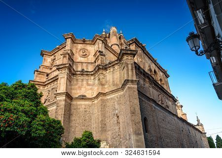 View Of The Apse (rear) Of The Chuch Of Saint Jeronimous In Granada During A Sunny Day