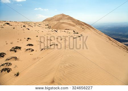 Cerro Blanco Sand Dune, The Highest Dunes On The World Located Near Nasca Or Nazca Town In Peru