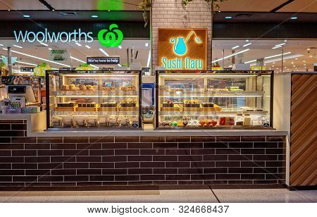 Brisbane, Queensland, Australia - 28th September 2019: Sushi Naru Store At Carindale Shopping Centre