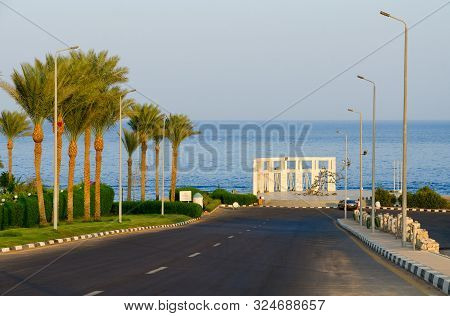 Sharm El Sheikh, Egypt - September 19, 2019: Monument To Victims Of Crash Of Boeing 737 Aircraft (fl