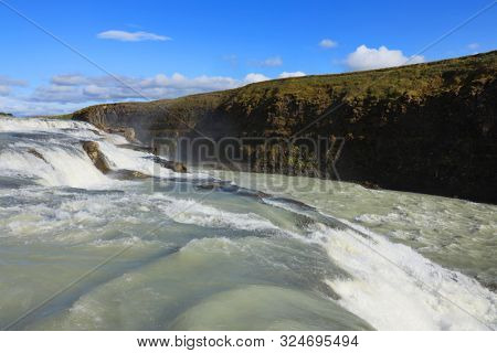 Gullfoss Waterfall in Iceland, Europe