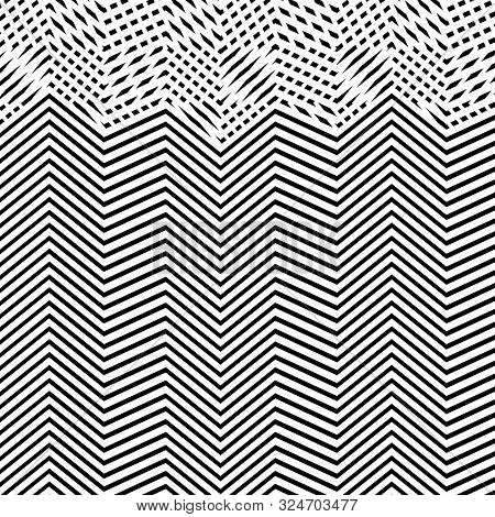 Interlace, Interlocking Lines. Curve, Flex Intersecting Lines Grid, Mesh. Interweaved Waving, Zig-za