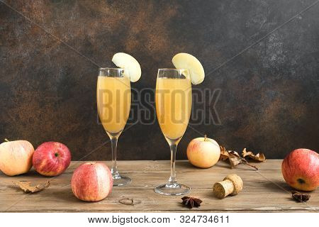 Apple Mimosa Cocktail