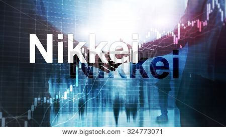 The Nikkei 225 Stock Average Index. Financial Business Economic Concept.