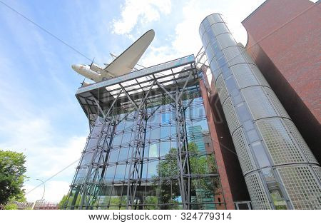 Berlin Germany - June 9, 2019: Deutsches Technikmuseum German Museum Of Technology Berlin Germany