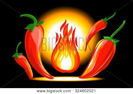 Chili With Blaze Burn Flame