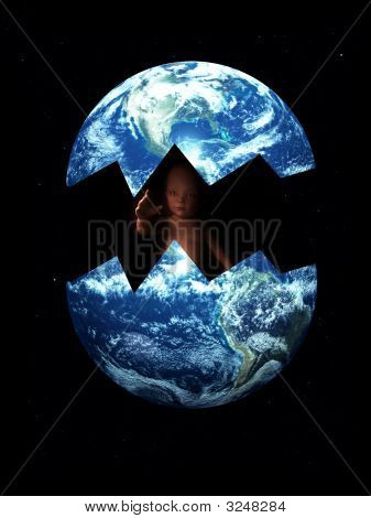 Země vejce Násadová Baby