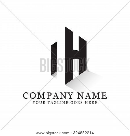 Nh Initial Logo Inspiration, Clean And Clever Logo Designs, Letter N Logo Template