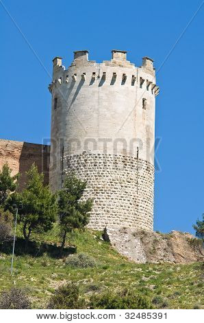 Hrad Lucera. Puglia. Itálie.