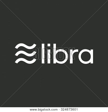Libra Symbol. Libra Cryptocurrency. Vector Flat Icon