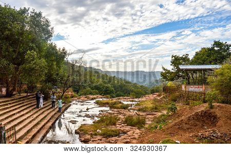Madhya Pradesh, India May 2018 - Beautiful View Of Amarkantak, The Source Point Of Holy River Narmad
