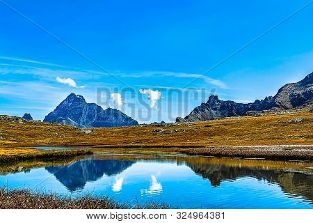 The Monviso And The Alpine Lakes Of Piedmont And The Province Of Cuneo