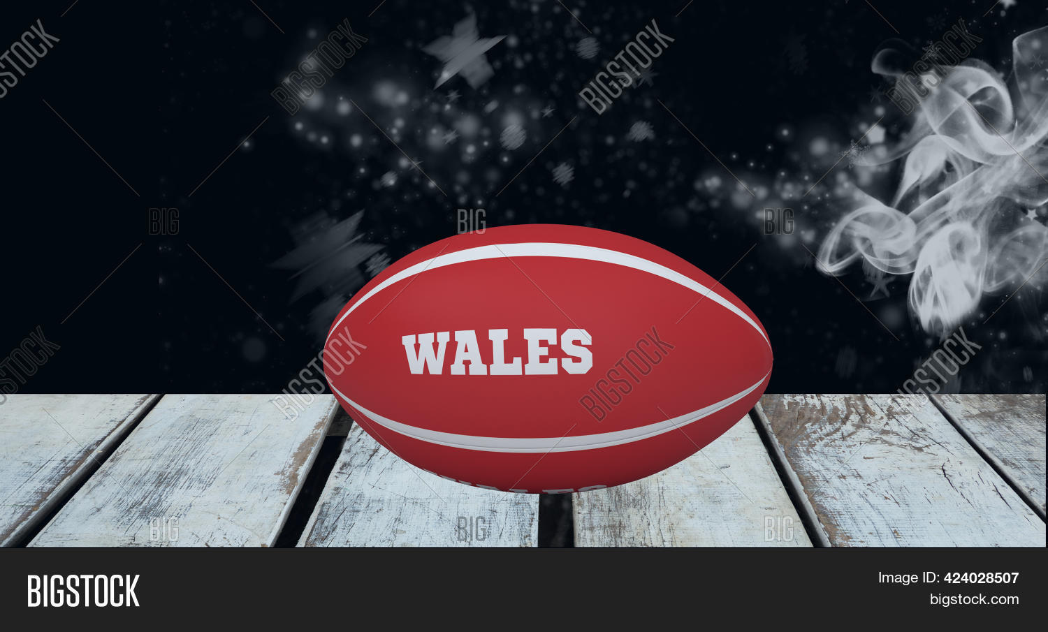 Red Rugby Ball Wales Image & Photo (Free Trial) Bigstock