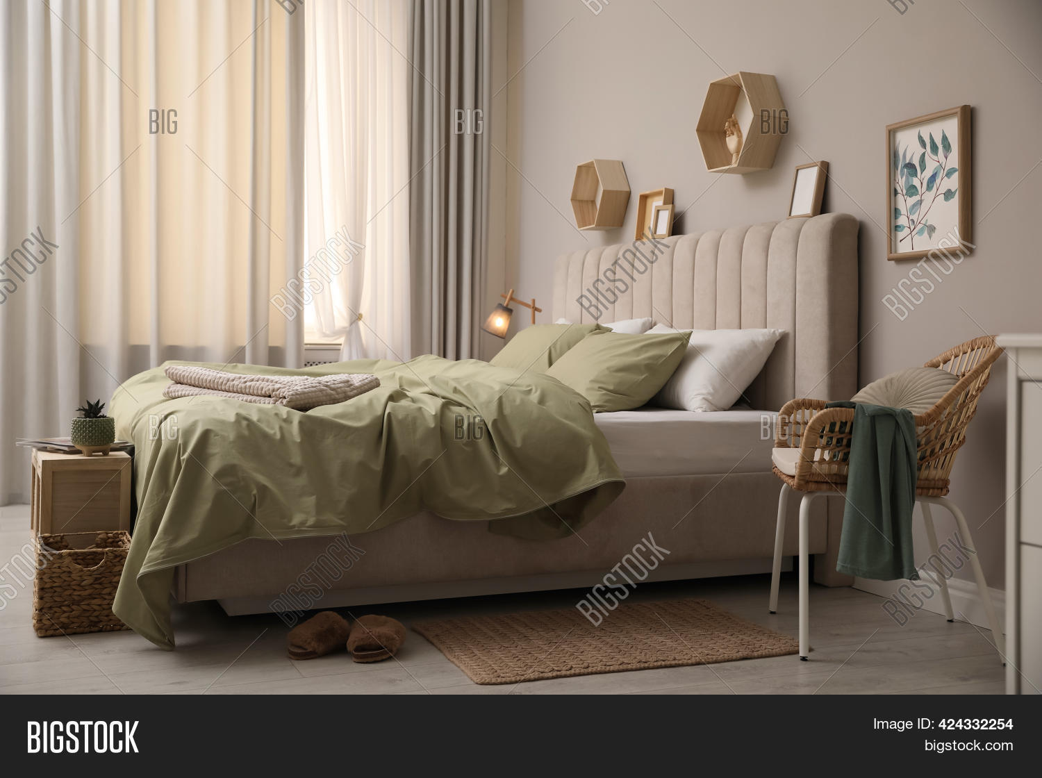 Large Comfortable Bed Image & Photo (Free Trial) Bigstock