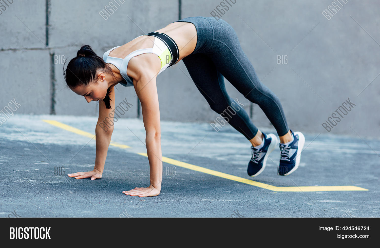 Atheltic Woman Doing Image & Photo (Free Trial) | Bigstock