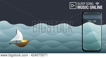 Online Music Concept Song For Sleeping Or Song To Use To Treat Insomnia Helping To Sleep For A Long 