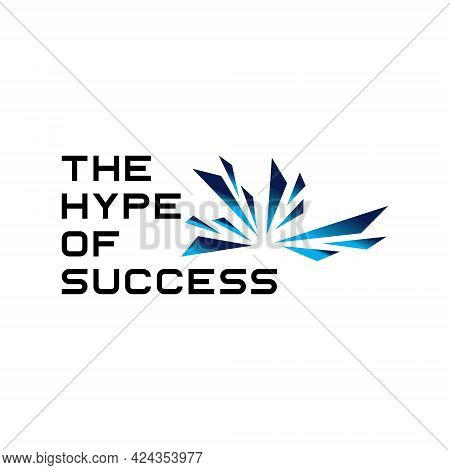 Fireworks Hype Of Success Celebration Star Exclusive Logo Design Inspiration