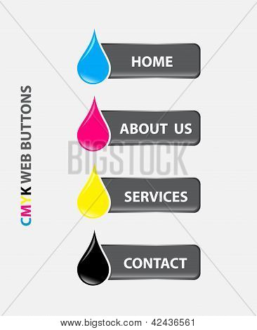 cmyk web buttons