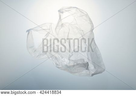 Single use plastic bag pollution