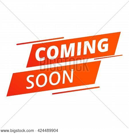 Coming Soon Sample Icon. Cartoon Of Coming Soon Sample Vector Icon For Web Design Isolated On White 