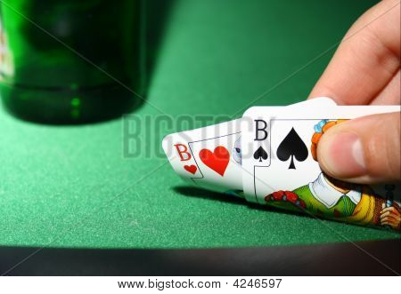Dvojice chlapců - Poker