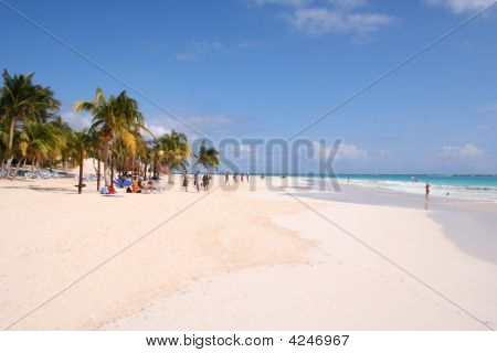 Fantastická pláž Tulum
