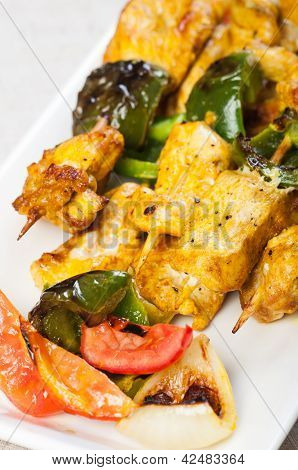 brochette de poulet