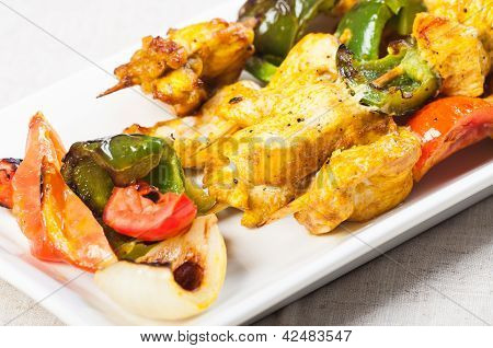 brochette de poulet