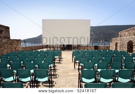Projection Screen on Herceg Novi fortress