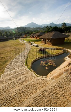 Village de tribu chinois